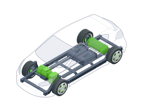 High-performance electric motors for EVs, PHEVs, and hybrid vehicles, designed for efficiency, reliability, and sustainable automotive solutions.